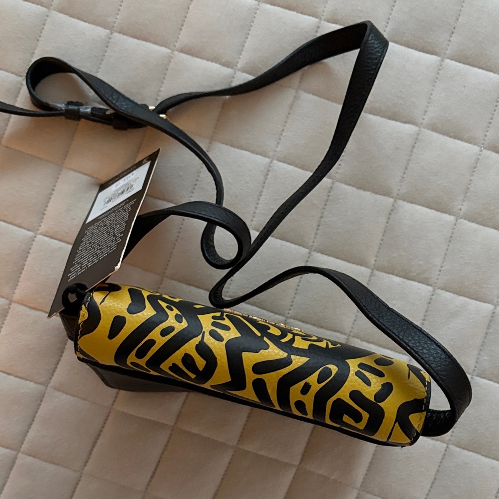 Coach x Disney x Keith Haring - Mickey Mouse Yellow and Black Crossbody Bag - Picture 3 of 5